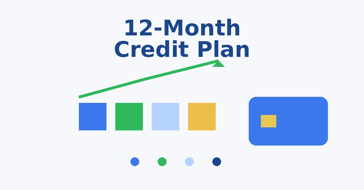 The Smart 12 Month Credit Building Plan (Step-by-Step Timeline for 2026) The Smart 12 Month Credit Building Plan (Step-by-Step Timeline for 2026)